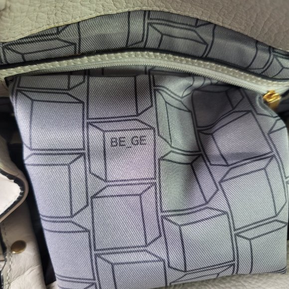 BE_GE COUTURE Korea Grey Two Way Pebbled Leather Bag - Picture 17 of 17